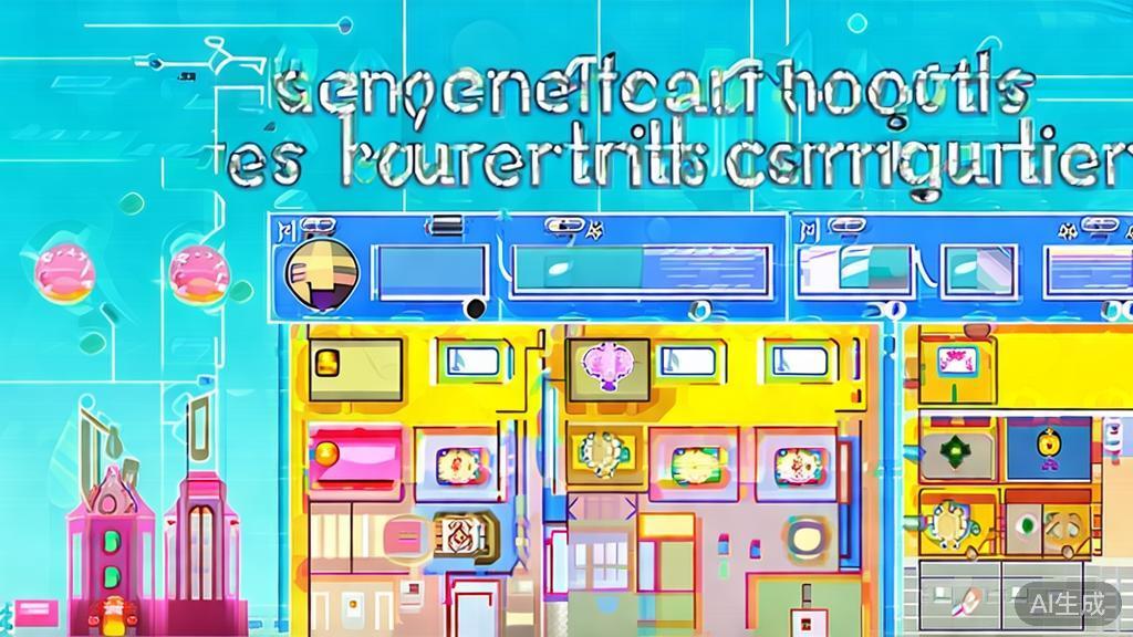 "High-quality business illustration regarding Toonly interface, showcasing scene building and character customization, minimal flat design"