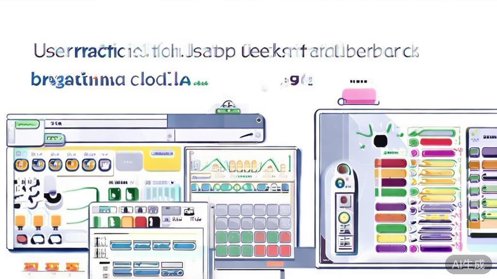 High-quality business illustration regarding user practice and feedback in AI animation tools, minimal flat design