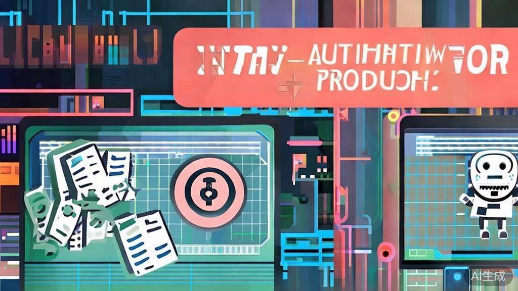 "Flat vector illustration of challenges in AI animation production, showcasing copyright issues and technology limitations"