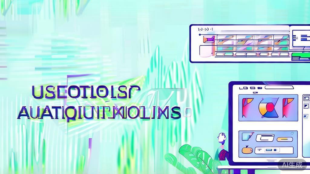 High-quality business illustration regarding user experience in animation tools, minimal flat design