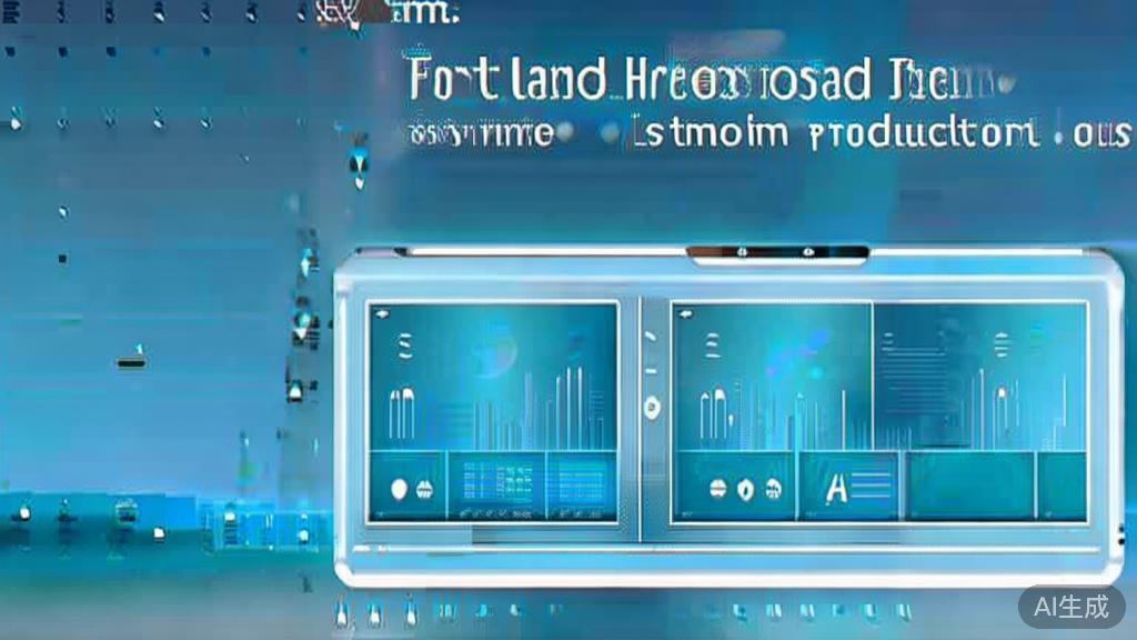 Flat vector illustration of a user interface for smart short drama production tools, dashboard style, soft blue gradient