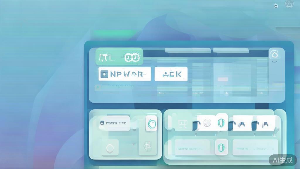 Flat vector illustration of user-friendly interface of a smart short drama tool, dashboard style, soft blue gradient