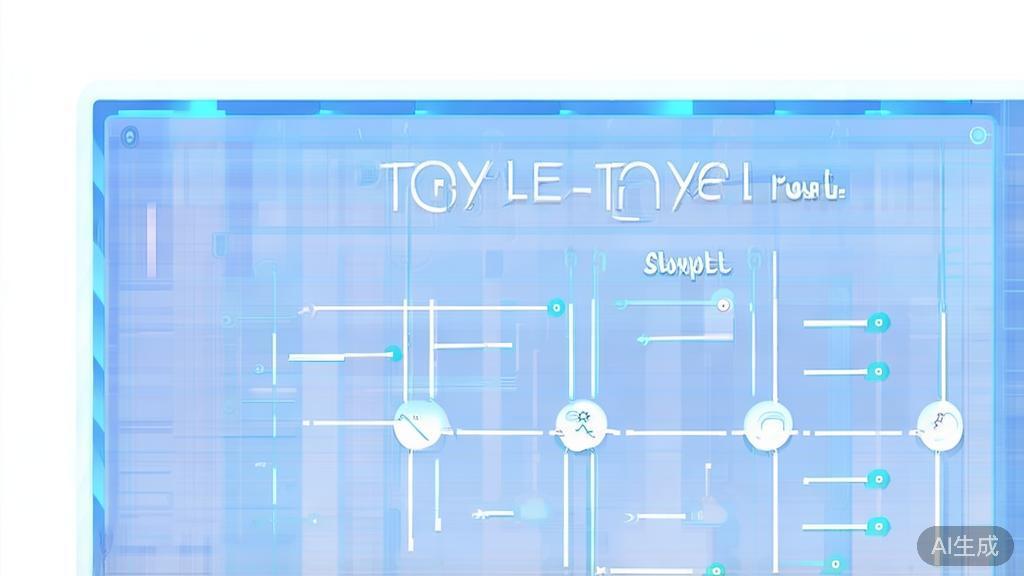 Flat vector illustration of a simple storyline development, dashboard style, soft blue gradient