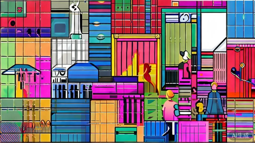 "High-quality illustration of vividly characterized characters in a micro-drama setting, minimal flat design"