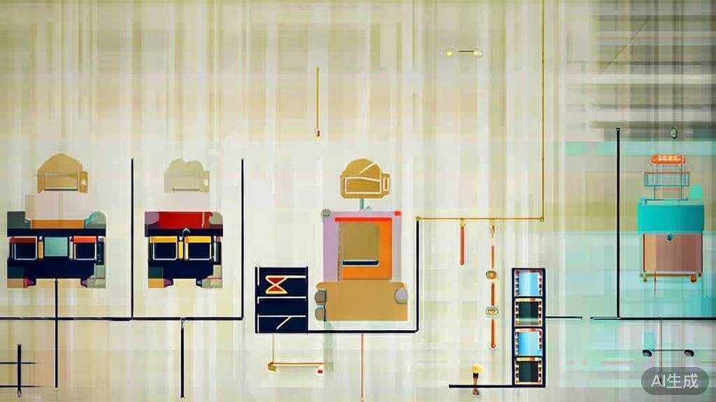 "High-quality business illustration regarding post-production in micro short dramas, minimal flat design"