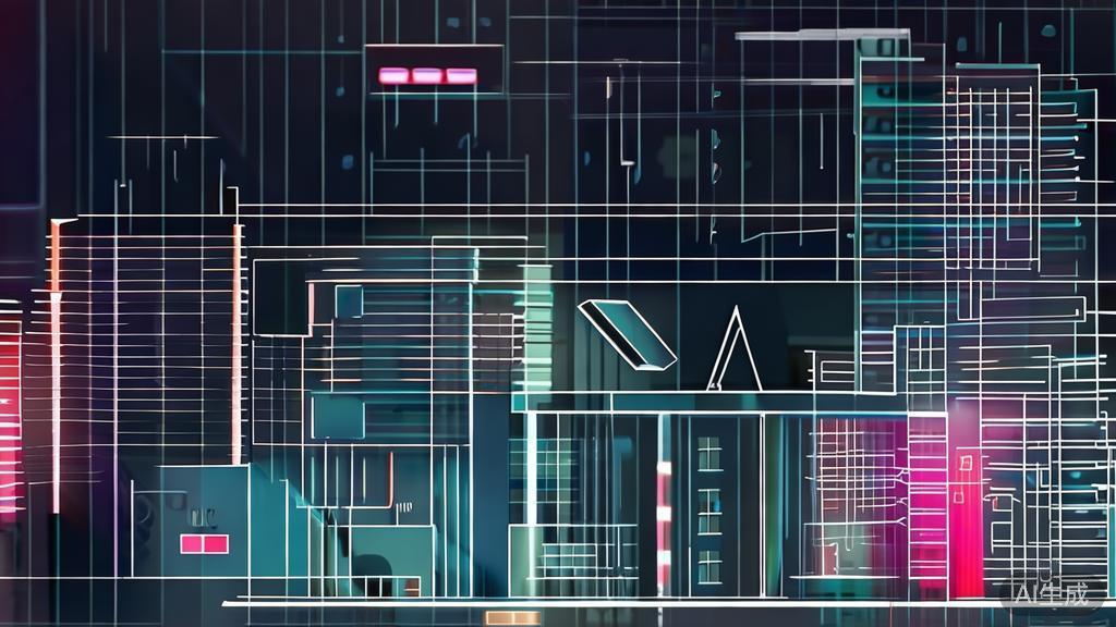 High-quality illustration of augmented reality and virtual reality in short drama production, minimal flat design