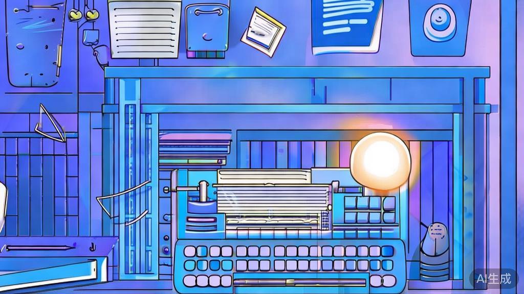 Flat vector illustration of creative inspiration in short drama writing, dashboard style, soft blue gradient