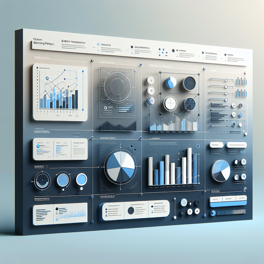 "Minimalist business dashboard with abstract data visualization, soft gradient background, professional color scheme, clean geometric shapes, flat design style, high quality"