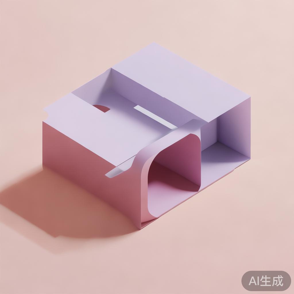 "Abstract geometric composition with overlapping shapes, soft pastel colors, modern minimal style, professional business concept illustration, 3d render isometric"