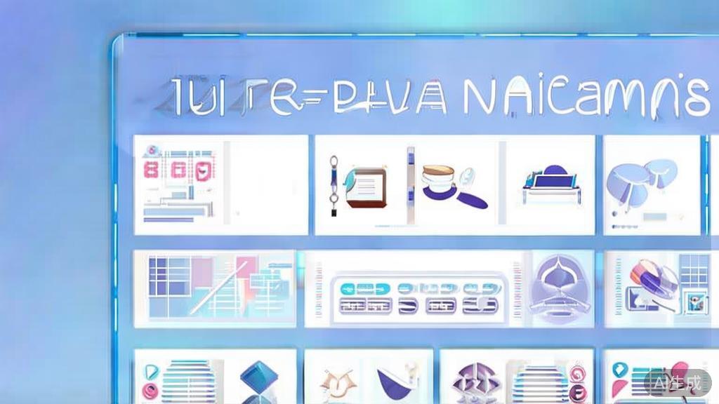 Flat vector illustration of 微短剧创作 process, dashboard style, soft blue gradient