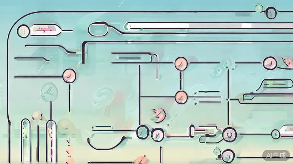 Flat vector illustration of a dramatic story plot, dashboard style, soft blue gradient