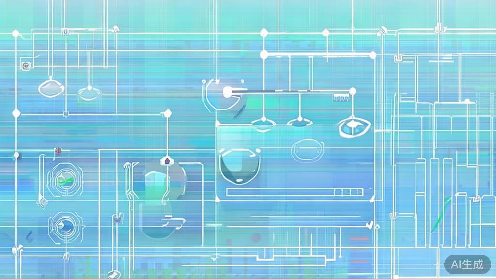 Flat vector illustration of data analysis in short drama factory, dashboard style, soft blue gradient