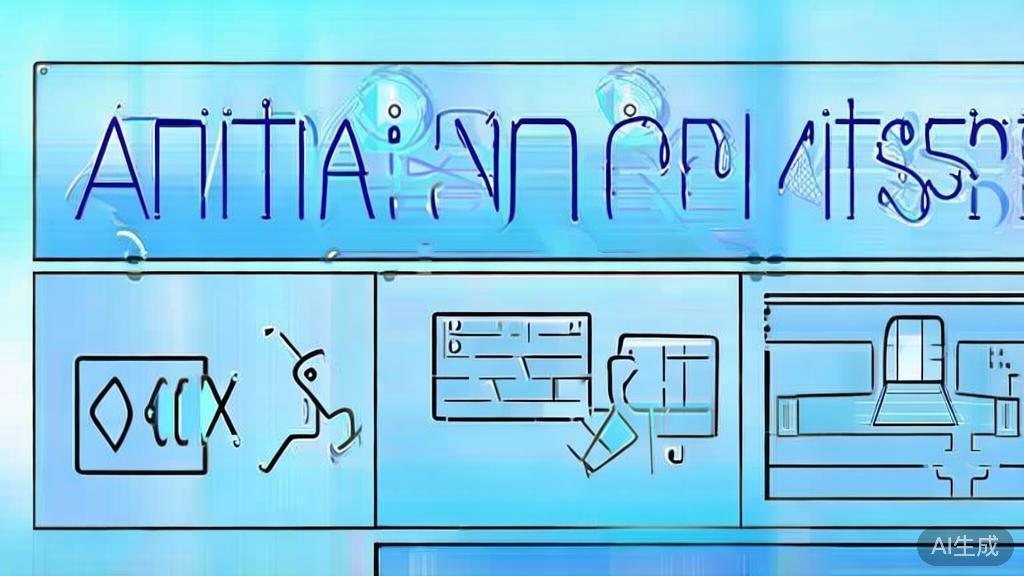 Flat vector illustration of common mistakes in animation, dashboard style, soft blue gradient