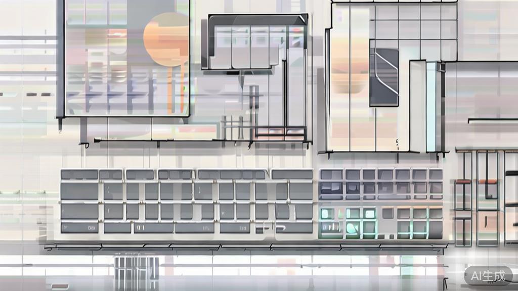 "High-quality business illustration regarding script generation tools, minimal flat design"