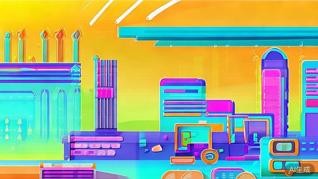 High-quality illustration of interactive animation experience, minimal flat design