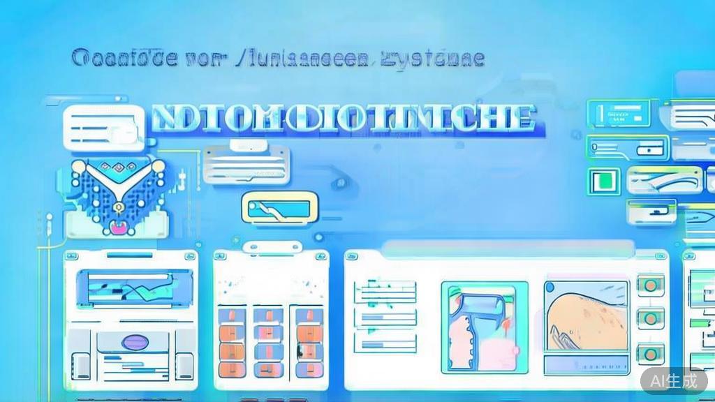 Flat vector illustration of a collaborative animation ecosystem, dashboard style, soft blue gradient