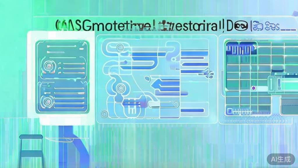 Flat vector illustration of Generative Adversarial Networks (GAN) in animation, dashboard style, soft blue gradient
