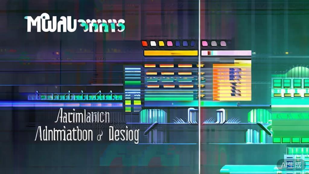 High-quality business illustration regarding animation quality improvement, minimal flat design