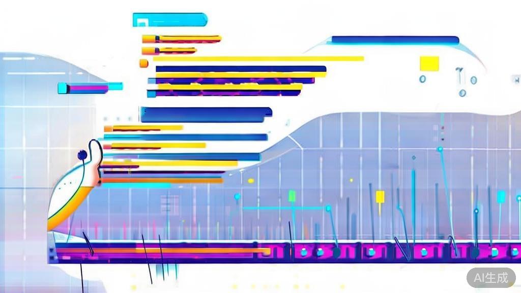 High-quality business illustration regarding video editing efficiency, minimal flat design