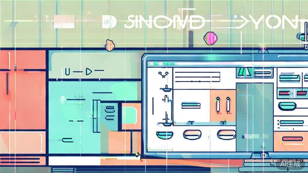 High-quality business illustration regarding Vyond interface, minimal flat design