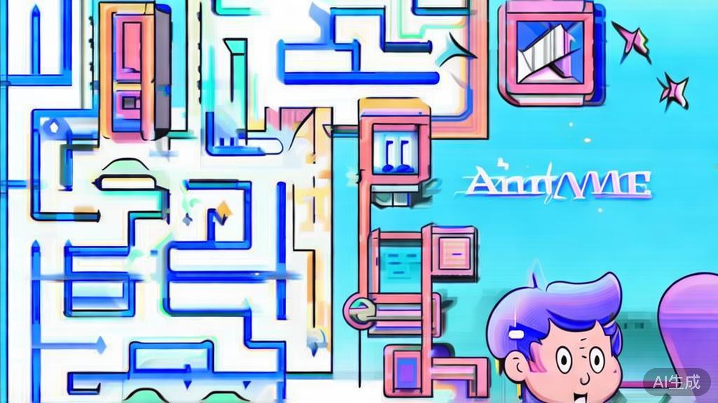 High-quality business illustration regarding avoiding pitfalls in anime school selection, minimal flat design