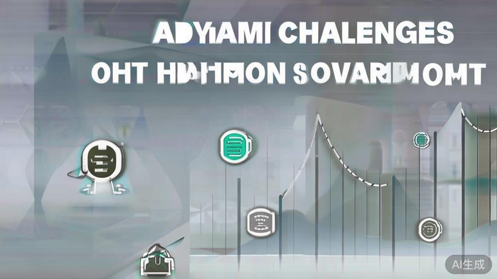 High-quality business illustration regarding challenges in animation software market, minimal flat design