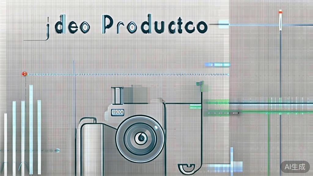 High-quality business illustration regarding video production quality, minimal flat design