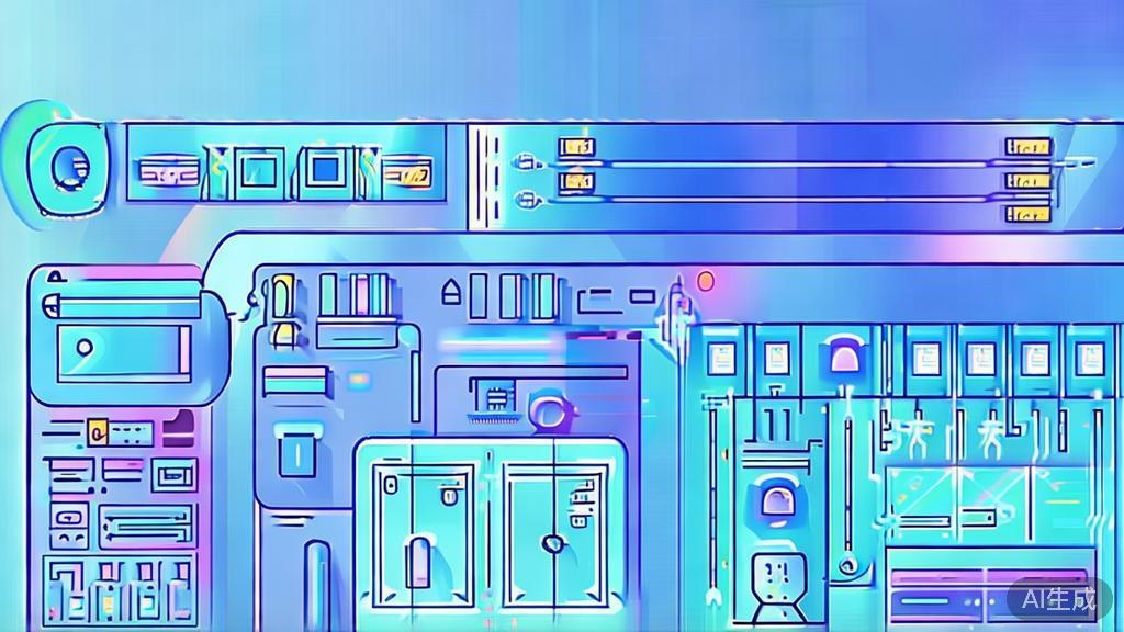 Flat vector illustration of collaboration between AI and artists in creating Chinese comics, dashboard style, soft blue gradient