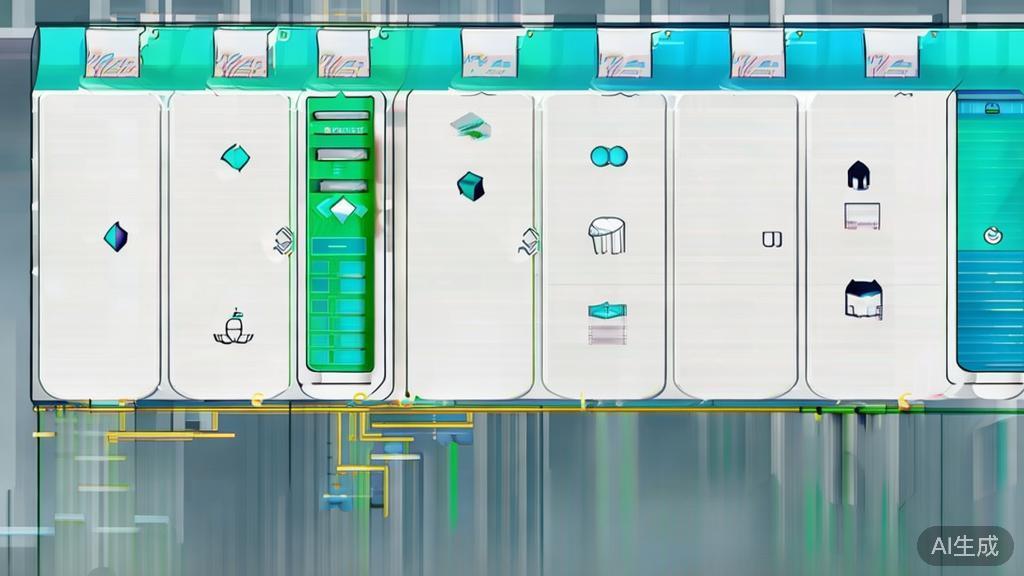 High-quality business illustration regarding AI动漫制作 app operation steps, minimal flat design