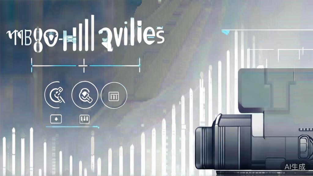 High-quality business illustration regarding video generation quality, minimal flat design