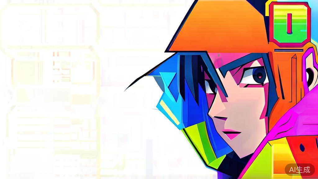 High-quality illustration regarding character design in anime, minimal flat design