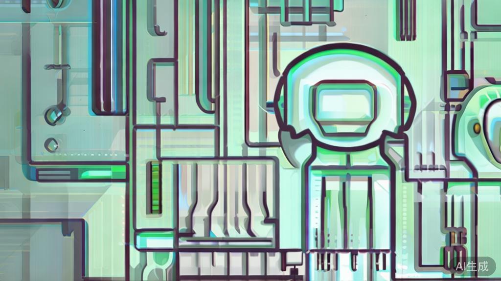 High-quality illustration regarding ethical considerations in AI, minimal flat design