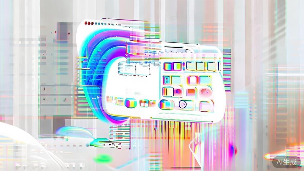 High-quality illustration of user experience with AI image animation software, minimal flat design