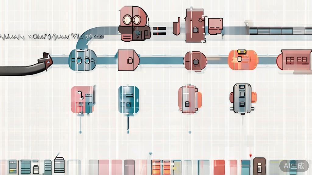 "High-quality business illustration regarding animation creation process, minimal flat design"