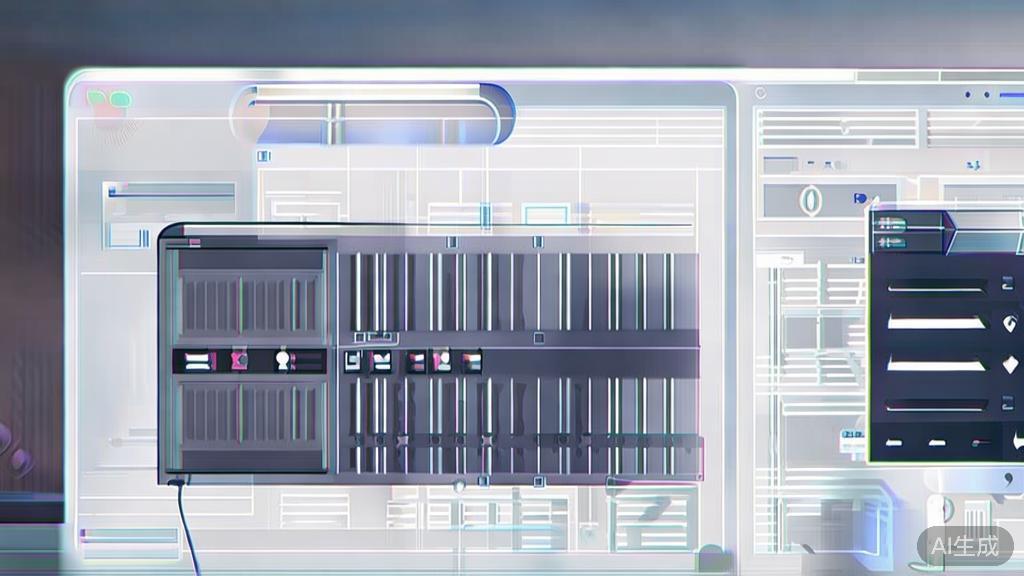 "Flat vector illustration of animation post-production process, showing sound editing and visual effects, minimalist design"