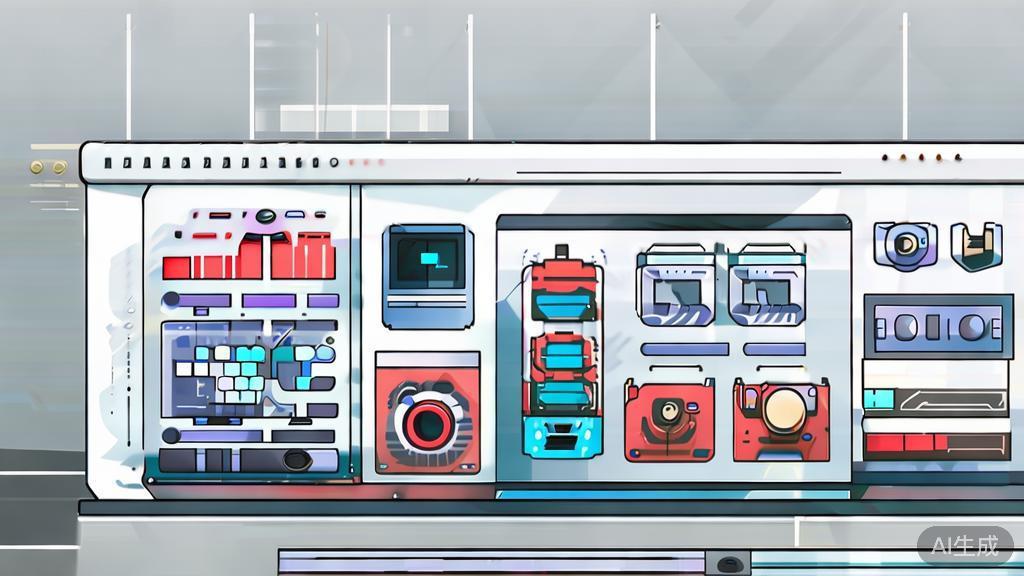 High-quality business illustration regarding animated video creation tools, minimal flat design