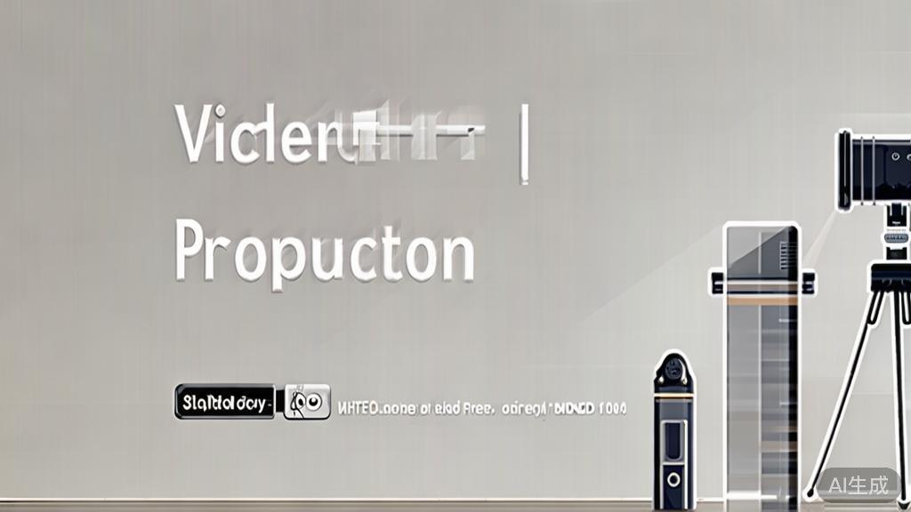 High-quality business illustration regarding equipment selection in video production, minimal flat design