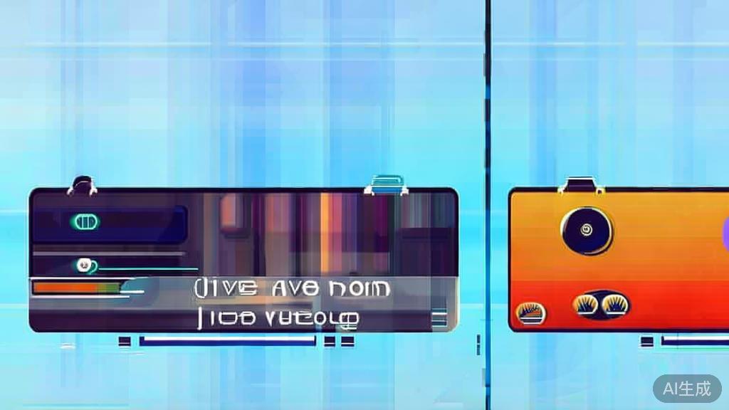 "Flat vector illustration comparing live-action and animation videos, dashboard style, soft blue gradient"