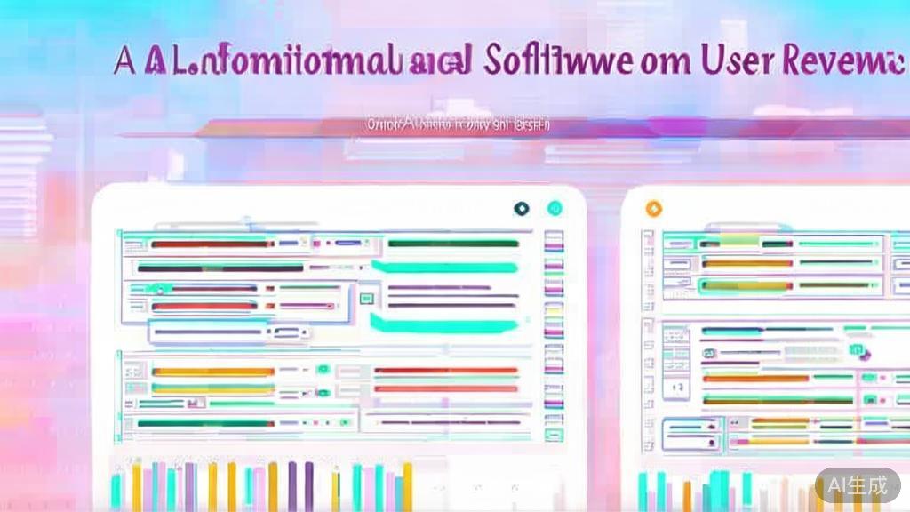 High-quality illustration of user reviews and comparisons for AI animation software, minimal flat design