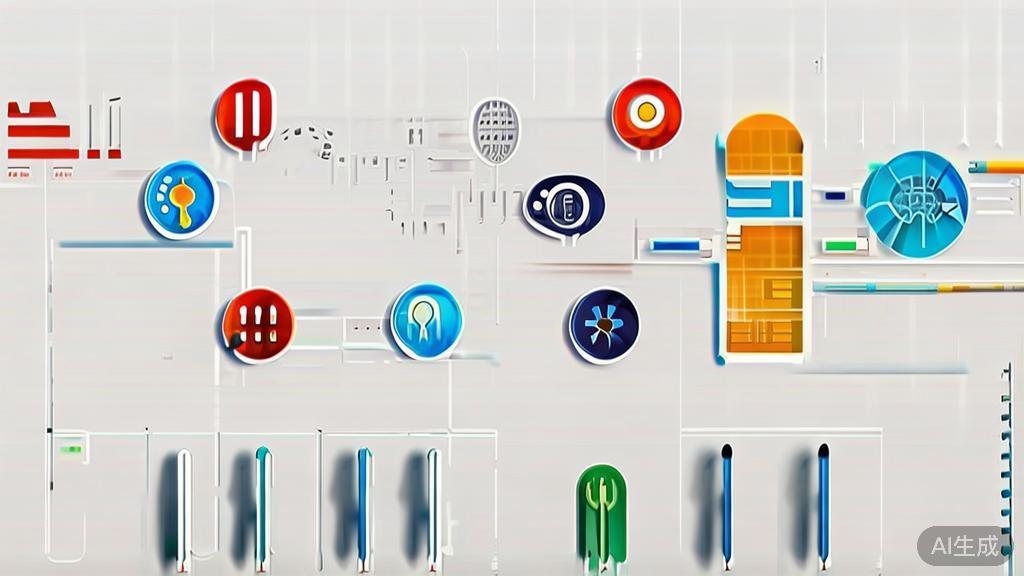 "High-quality business illustration regarding micro-drama tools, minimal flat design"