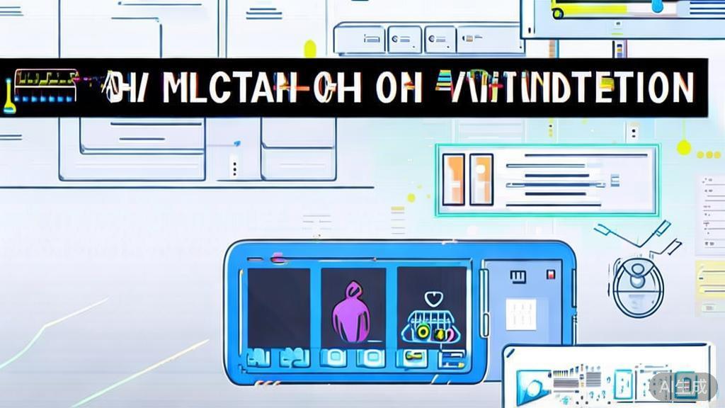 High-quality illustration of AI in animation production, minimal flat design