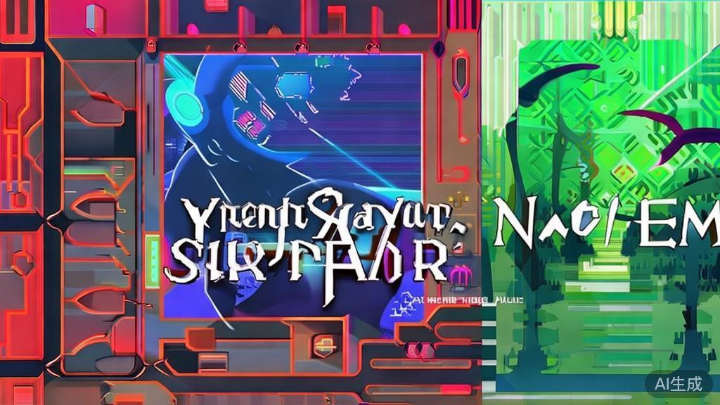 High-quality business illustration regarding anime success stories, featuring scenes from Demon Slayer and Your Name in a flat design.