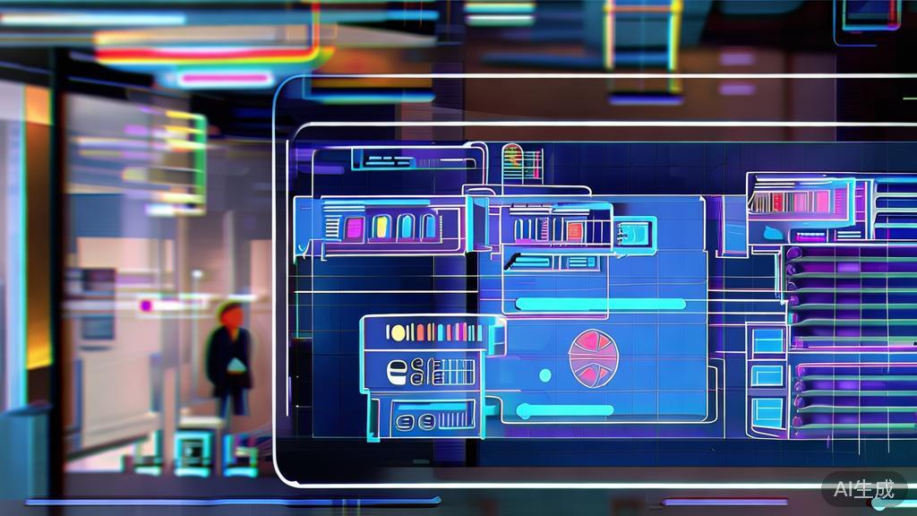 High-quality business illustration showcasing AI-assisted scriptwriting process, showing AI generating story ideas and scripts