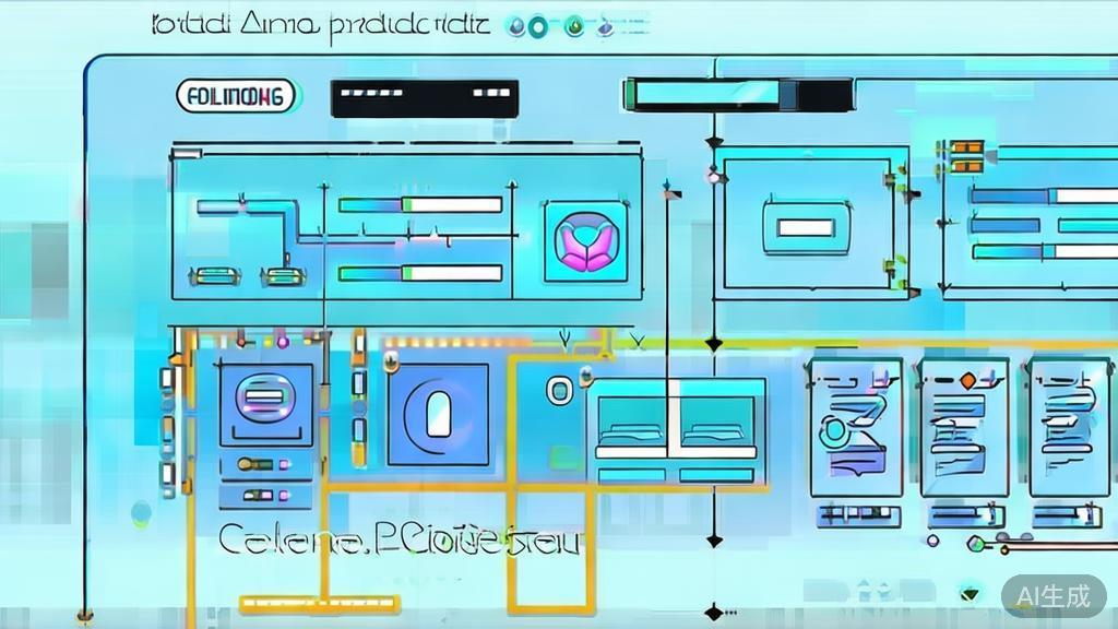 "Flat vector illustration of anime production challenges and solutions, dashboard style, soft blue gradient"
