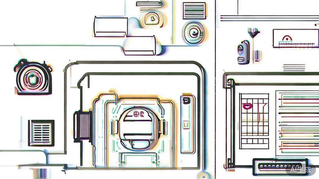 High-quality business illustration regarding filmmaking comparison between AI and traditional methods, minimal flat design