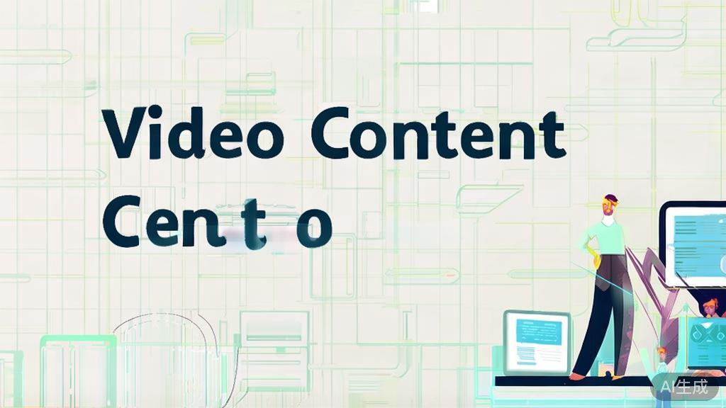 High-quality business illustration regarding engaging video content creation, minimal flat design