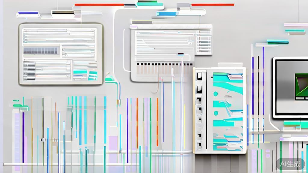 High-quality illustration of data analysis in video production, minimalist design