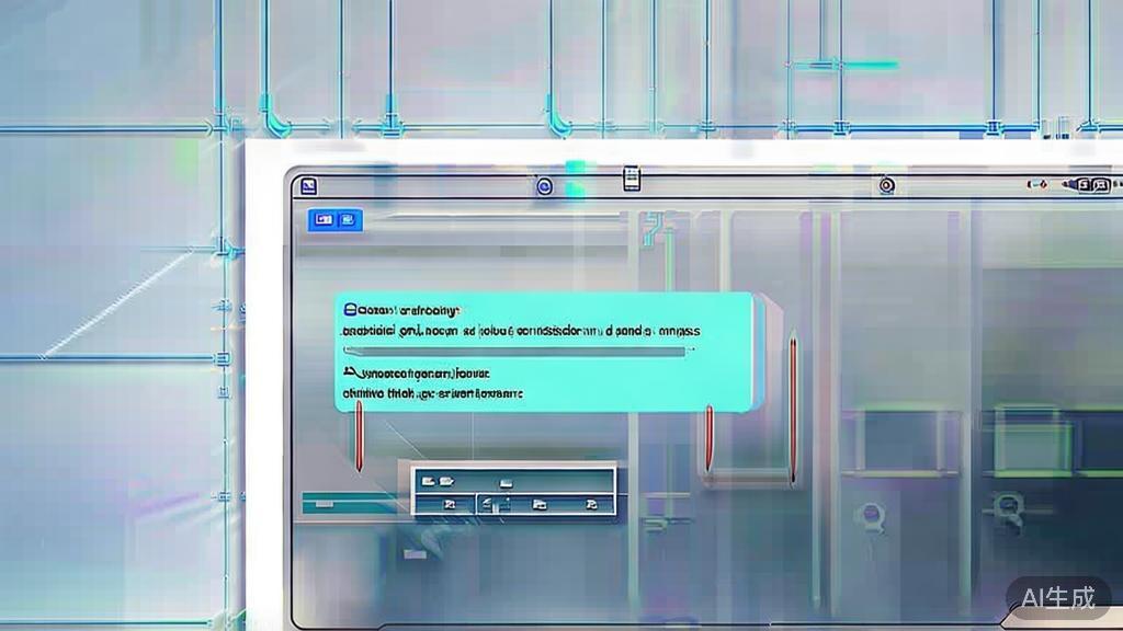 "High-quality business illustration of AI-generated subtitles and translations in videos, minimal flat design"