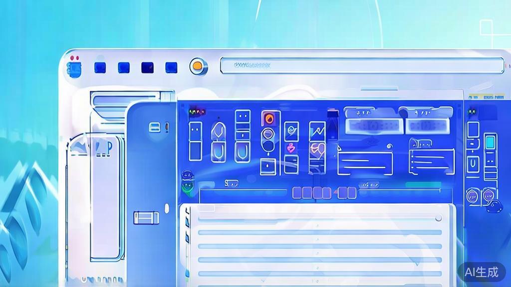 Flat vector illustration of video script writing, dashboard style, soft blue gradient