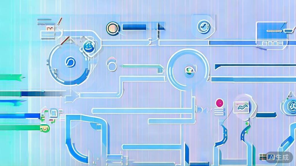 Flat vector illustration of video marketing strategy, dashboard style, soft blue gradient